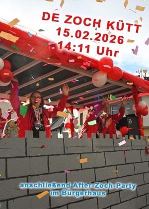 De Zoch kütt am 15.2.2026